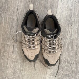 Merrell Beige and Black Outdoor Sneakers